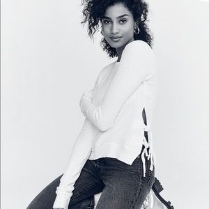 Free People FP One Cropped Interlaken Top